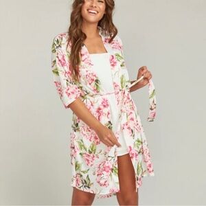 Show me your mumu Brie garden robe one size